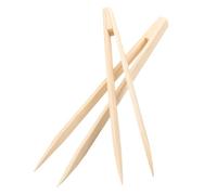 BESPORTBLE 2pcs Bamboo Reptile Feeding Tweezers and Safe Feeding Tool for Lizards Turtles and Frogs Comfortable to Hold and Clean Design for Pet Care
