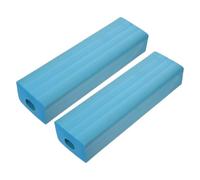 BESPORTBLE 2pcs Barbell Drop Pad for Weight Plate Protection and Noise Reduction Nbr Material Crash Pad 16.7x4.7x3.5 Inches for Deadlift Platform and Gym Floor Protector Suitable for Strength