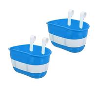 BESPORTBLE 2pcs Basket Handle Rack Scooter Micro Trailer Tricycle Pedals Electric Bike for Scooters Lid Bike Boys Scooter Accessories Mobility Scooter Cape Seat Car Blue Plastic
