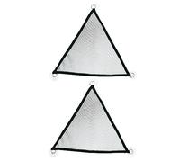 BESPORTBLE 2pcs Bearded Dragon Hammocks Reptile Accessories for Lizards and Geckos Triangle Shape Pet Supplies Lizard Hanging Bed Suction Cups Pet Hammock Lounger