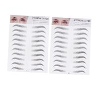 BESPORTBLE 2pcs Benefit Eyebrow Stickers Brow This Way Transfer for Women Easy to Apply Realistic Hair-like Lasting