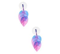 BESPORTBLE 2pcs Betta Fish Hideaway Water Grass Decoration Tank Ornament Leaf Pad