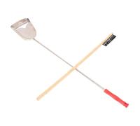 BESPORTBLE 2pcs Bird Cage Cleaning Brush Pet Supplies Bird Droppings Cleaner Chicken Manure Cage Cleaning Set