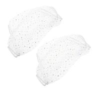 BESPORTBLE 2pcs Bird Cage Net Cover Skirt for Parakeet Canary, Dustproof Nylon Mesh Protective Birdcage Cover, Size M (Perimeter 90-140cm, Height 25cm), Reusable Bird Cage Accessory for Seed