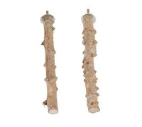 BESPORTBLE 2pcs Bird Claw Stick Parrot Stand Bird Skewer Cage Fruit Skewer The cage Hammock Parrot Game Stand Fruit Cages Wooden