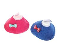 BESPORTBLE 2pcs Bird Protective Collar for Small Parrots and Lovebirds, Breathable Polar Fleece Elizabethan Cone Collar Ringshaped for Feather Plucking Prevention and Transport Situations
