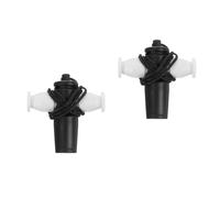 BESPORTBLE 2pcs Black Samba Whistle Abs -tone Musical Instrument Loud Whistle for Orff Method Boys and Girls Adults