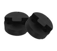 BESPORTBLE 2pcs Black Violin Mute Practice Silencer Sound Dampening Accessory for Beginners and Professionals Precision Fit for Violins Easy Installation and Safe Non-scratch Design
