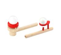 BESPORTBLE 2Pcs Blow Ball Floating Suspension Blowing for Breath Control Lip Muscle Training Safe Design Educational Plaything for Family Fun