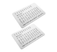 BESPORTBLE 2pcs Braille Alphabet Practice Board with Arabic Raised Dots Portable Educational Tool for Beginners Braille Instruction Aid for Classroom Learning
