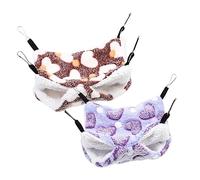 BESPORTBLE 2pcs Breathable Pet Hammocks for Animals Comfortable Hanging Bed for Hamsters Squirrels and Birds Cozy Sleeping Nests and Colors