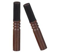 BESPORTBLE 2pcs Buddhist Singing Bowl Mallet Handcrafted Peach Wood Sound Bowl Sticks with Smooth Polished Surface Easy Grip Handle for Meditation and Relaxation Quiet Deep Tone Accessory