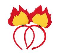 BESPORTBLE 2pcs Carnival Flame Headband Lightweight Halloween Hair Accessories for Women and Easy to Wear Costume Headpiece for Festivals and Parties