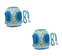 BESPORTBLE 2pcs Cartoon Dog Comfortable Pet Traction Strap for Dogs Lightweight Chest Strap for Daily Walks and Outdoor Adventures