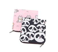BESPORTBLE 2Pcs Cartoon Sanitary Napkin Storage Bags Portable Makeup Pouches for Travel Outdoor Use Durable Polyester with Cute Designs for Everyday Essentials