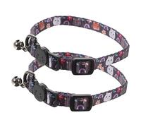 BESPORTBLE 2pcs Cat Collar Bells Breakaway Collar for Cats Dogs Calming Comfortable Decorative Neckwear