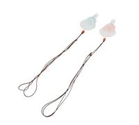 BESPORTBLE 2Pcs Ceramic Cartoon Water Whistles Set Pink and Blue Shell Design Musical Party Whistle for Birthday Favors and Festival Noise Makers