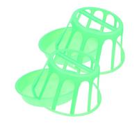 BESPORTBLE 2pcs Chick Feeder Kit Portable Poultry Food Trough for Chickens Ducks Geese Durable Feeding Container Easy to Clean Multi Purpose Use Smooth Surface