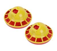 BESPORTBLE 2pcs Chick Waterer Plastic Feeder Trough Container Household Outdoor Poultry Drinking Equipment for Brooding Chicks