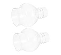 BESPORTBLE 2pcs Clear Glass Oil Lamp Shades Tall Retro Replacement Chimneys for Kerosene Lanterns Diameter Vintage Style Lamp Covers for Home Decor