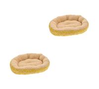 BESPORTBLE 2pcs Comfortable Dog Nest Cat Bed Handle Strap Pet Supplies for Small Puppy Bed