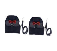BESPORTBLE 2pcs Comfortable Mesh Harness Leash for Small Pets Rabbit Hamster Breathable Fabric Bow Pet Supplies Quality Assurance