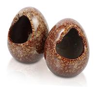 BESPORTBLE 2Pcs Compact Aquarium Caves Vivid Fish Tank Decoration Shrimp Hideout Stable Bottom Design for Smooth Placement for Aquariums Garden Landscaping