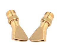 BESPORTBLE 2pcs Copper Fountain Nozzle Kit Fan Spray Heads Low Noise Sprinklers for Outdoor Parks Hotels Public Spaces Landscape Water Features
