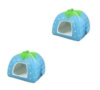 BESPORTBLE 2pcs Cotton Dome Tent for Pets Soft Cloth Detachable and Anti-slide Cats and Animals Acid