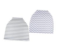 BESPORTBLE 2pcs Cover and Breastfeeding Scarf Set, Multi-Purpose Infant Stroller Cover Made of Blending, Easy to Fit, Suitable for Breastfeeding and Stroller Use for Boys and Girls