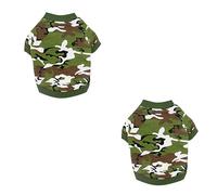 BESPORTBLE 2pcs Creative Casual Dog Coat Fashionable Camouflage Pet Outfit for Daily Wear for Outdoor Activities and Photo Xs Camo