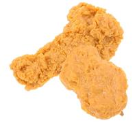 BESPORTBLE 2pcs Creative Fried Chicken Hair Clips for Women Lightweight Durable Hair Accessories Unique Food Inspired Hairpins for Daily Wear and Special Occasions