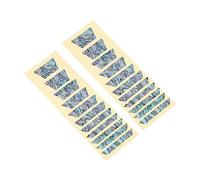 BESPORTBLE 2Pcs Creative Guitar Fretboard Stickers Self Adhesive Pattern Decals for Electric Guitar Decoration Enhance Aesthetics Easy to Apply for Musicians