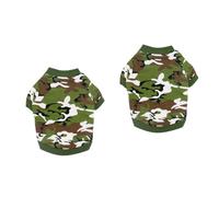 BESPORTBLE 2pcs Creative Puppy Clothing Casual Coat for Dogs Outdoor and Home Use Stylish Camouflage Design for Daily Wear Xs for Special Occasions and Photos