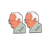 BESPORTBLE 2pcs Creative Support Brooch for America President Durable Breastpin Prop for Men Women for Parades and Campaign Activities