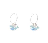 BESPORTBLE 2pcs Creative Whale Keychain for Couples Cute Dolphin Pendant Bag Charm PVC Zinc Alloy Acrylic Material Adorable Plushies Accessory for Car and Purse