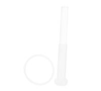 BESPORTBLE 2pcs Crystal Singing Bowl Mallet with Rubber Sleeve for Resonance Effect, Tone Acrylic Striker Stick for Music Therapy and Massage, Versatile Use in Sound Baths and Yoga