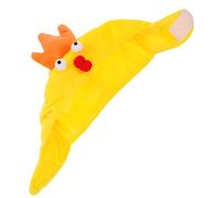 BESPORTBLE 2pcs Cute Chicken-shaped Warm Pet Hat for Dogs and Cats Adorable Yellow Cartoon Design for Photo Props Soft Breathable Cover for Special Occasions