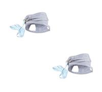 BESPORTBLE 2pcs Cute Pet Harness for Small Animals Guinea Pig Chest Lightweight Breathable Fashion Stripe Easy Storage Small Pet Supplies