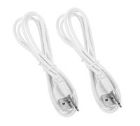 BESPORTBLE 2pcs Dc to USB Charging Replacement Cable Portable Charger Cord for Small Fans Desk Lamps Routers USB Hub Appliances