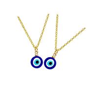 BESPORTBLE 2Pcs Devil Eyes Neck Chain Plated Delicate Pendant for Men and Women Unique Europe America Style Evil Eye Jewelry Aesthetic Neck Chain Decoration