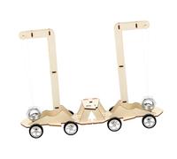 BESPORTBLE 2Pcs DIY Gravitational Car Assembly Kit Science Learning for Hands Stem Educational Plaything for Boys and Inspiring Curiosity and Creativity for Intellectual