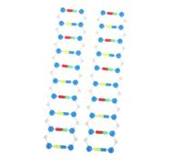 BESPORTBLE 2pcs Dna Double Helix Structure Models Educational Science Teaching Kit for Biology Genetics Molecular Components Classroom Learning Tool for Students and Educators
