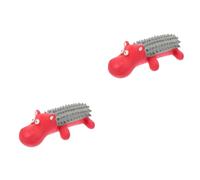BESPORTBLE 2pcs Dog Chew Toy Latex Teething Toy for Puppies and Dogs Interactive Cartoon for Reducing Boredom and Promoting Health