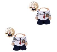 BESPORTBLE 2pcs Dog Christmas Costume Suit Sailor Hat Pet Apparel Closure Xl for Fashionable Warmth