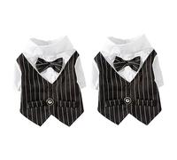BESPORTBLE 2pcs Dog Costumes Pet Suit for Special Occasions Elegant Lace Decor Easy to Put on Comfortable for Your Pet