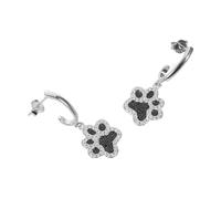 BESPORTBLE 2pcs Dog Earrings: Dog Claw Print Earrings For Women - 925 Sterling Silver Animal Claw Drop Dangle - Paw Jewelry Cute Accessories For Ladies