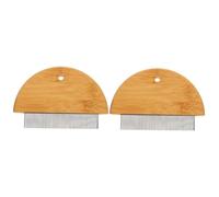 BESPORTBLE 2pcs Dog Grooming Brush Pet Comb Wooden Handle De Shedding Tool Flea Comb Dog and Cat