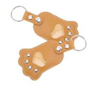 BESPORTBLE 2pcs Dog Hair Keepsake Keychain Lightweight Leather Pet Hair Collector Pendant for Dog Cat Lovers Memorial gift for for for for for for Cute Paw Design Practical Pet Tribute