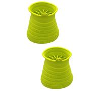 BESPORTBLE 2pcs Dog Massage Cup Pet Massager Paw Cup Puppy Paw Cleaner Paw Cleaning Brush Dog Paw Cleaner Dog Feet Cleaner Paw Cleaner Cup Pet Massage Brush Massagers Pet Footbath Tool Green